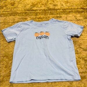 Dylan Monogram Shirt with Pumpkin Design 4T